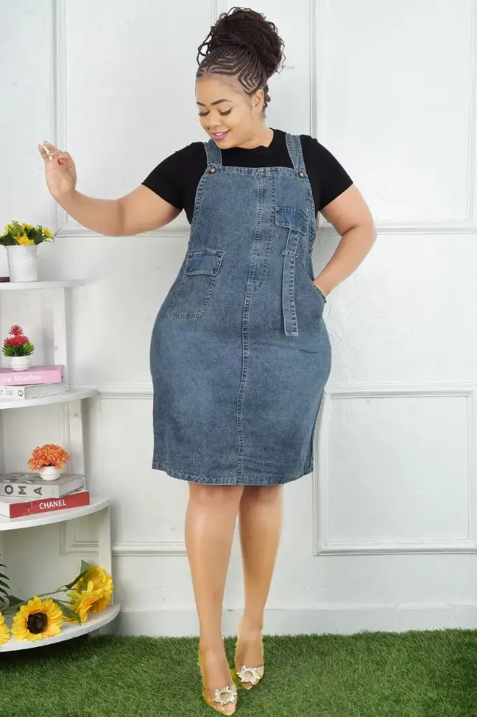 Denim dress